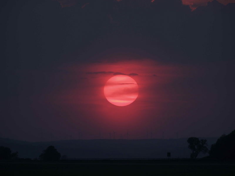 Sonnenuntergang in Thüringen II