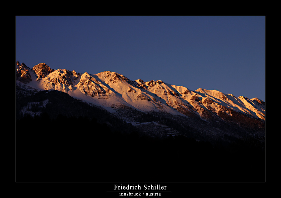 [ sonnenuntergang in tirol ]