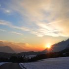 Sonnenuntergang in Tirol