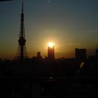 Sonnenuntergang in Tokyo