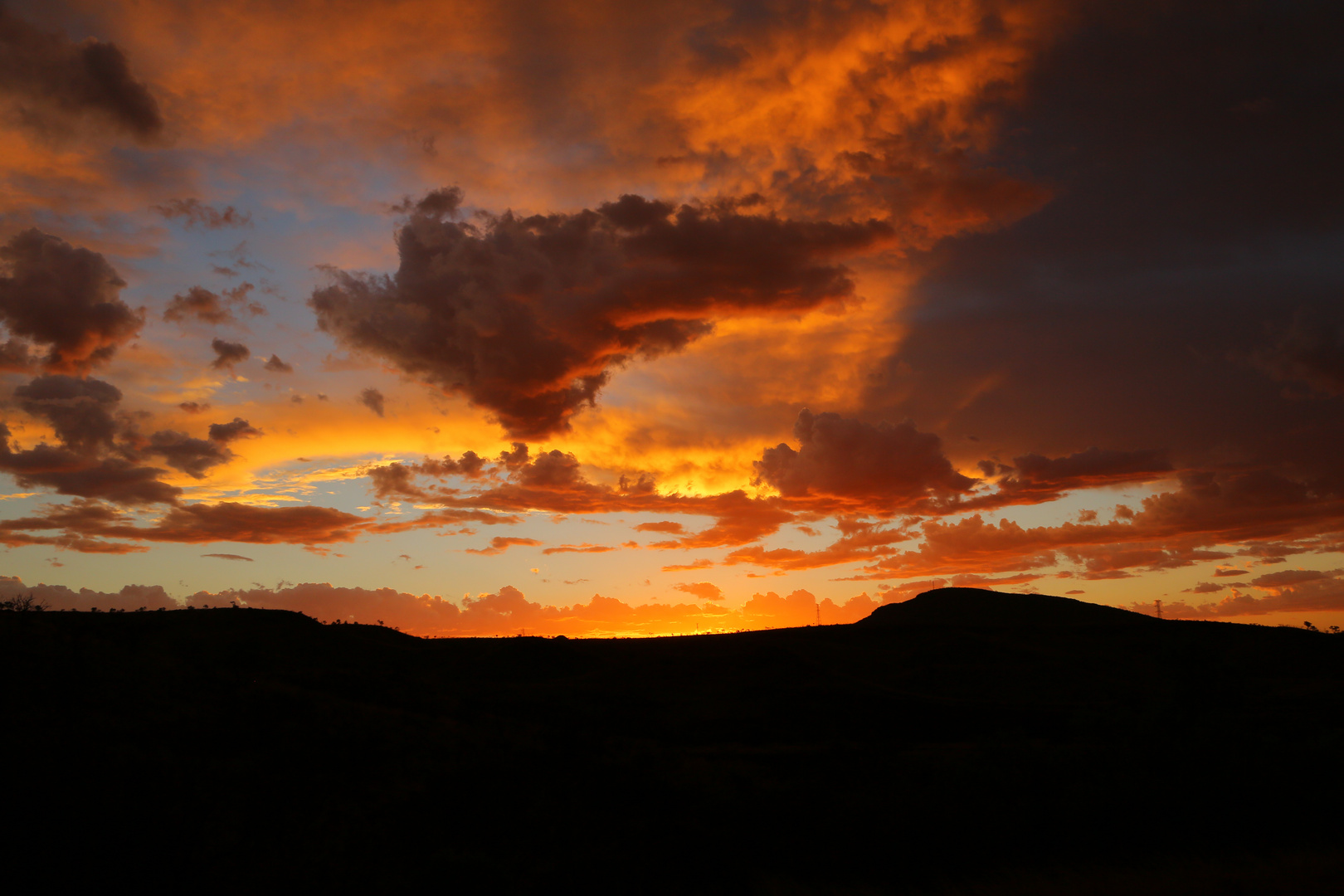 Sonnenuntergang in Tom Price