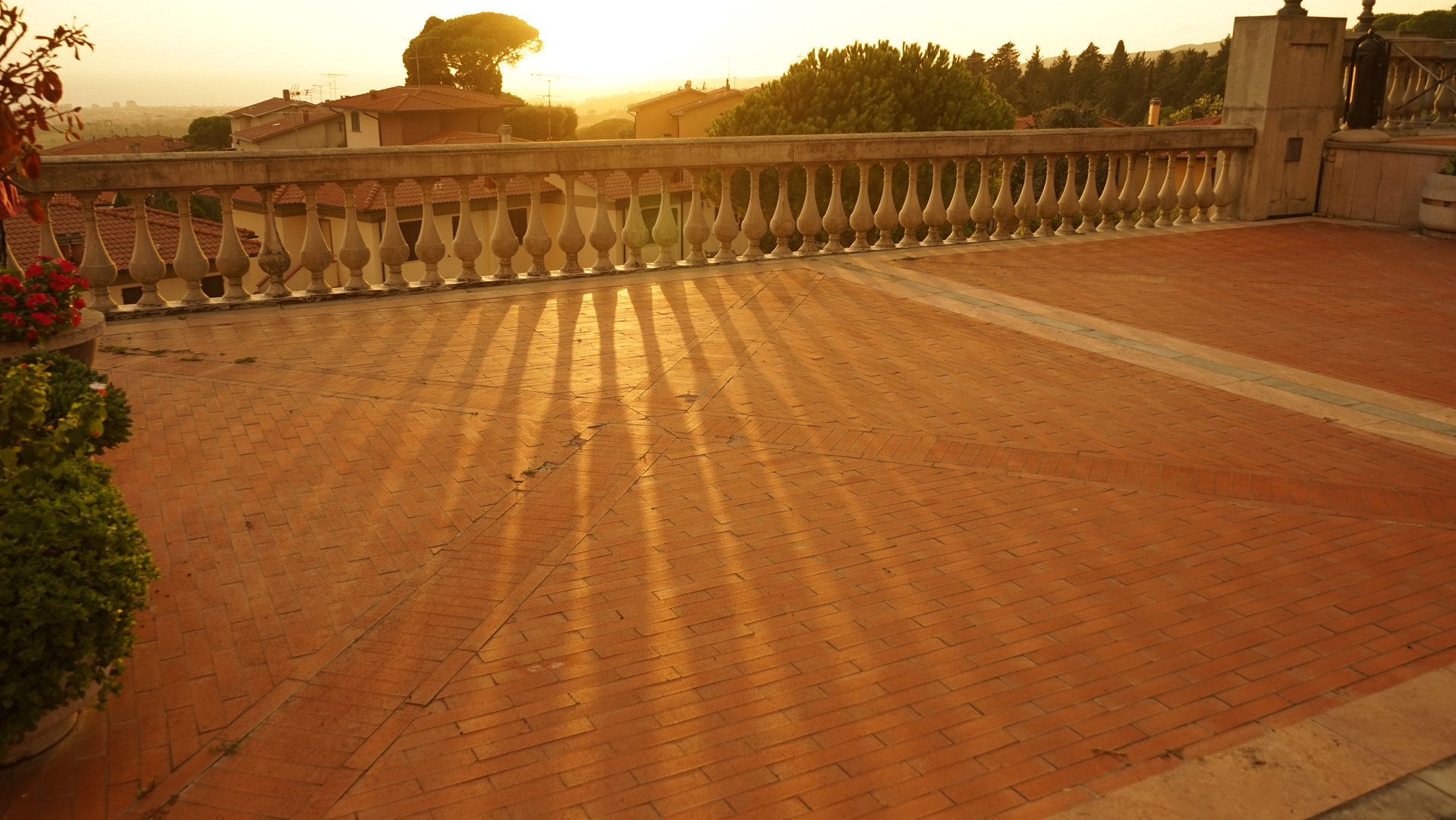 Sonnenuntergang in Toscana