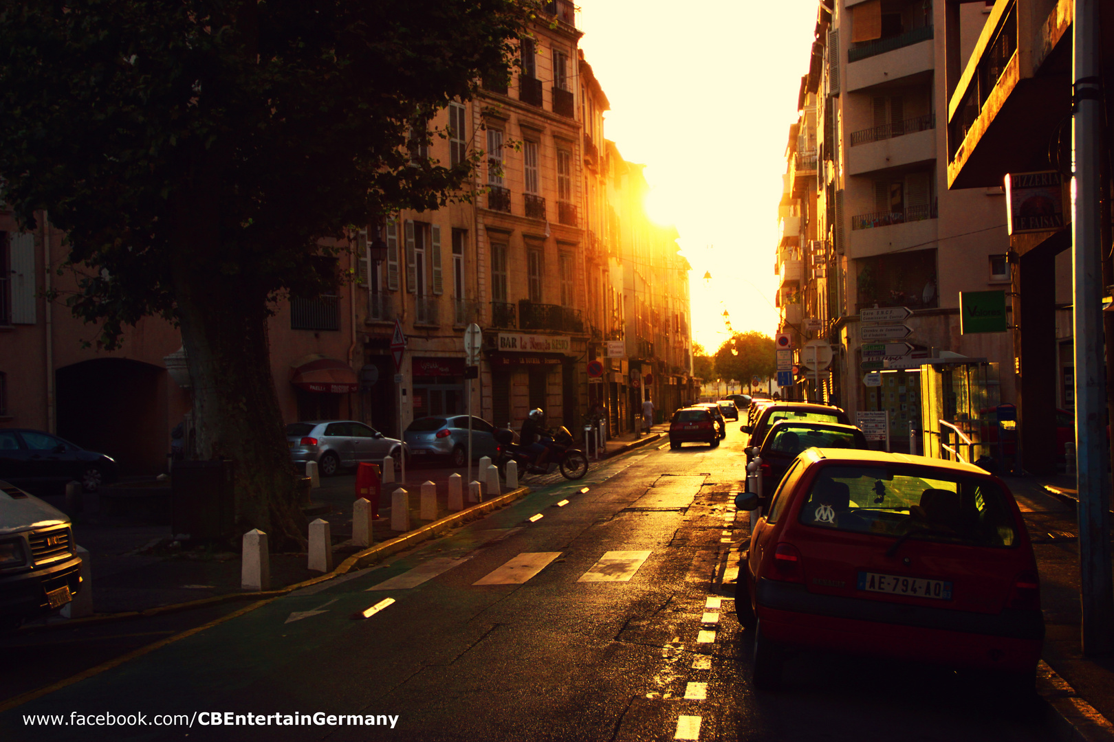 Sonnenuntergang in Toulon