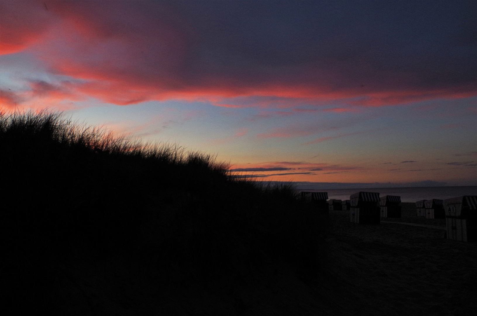 Sonnenuntergang in Trassenheide auf Usedom