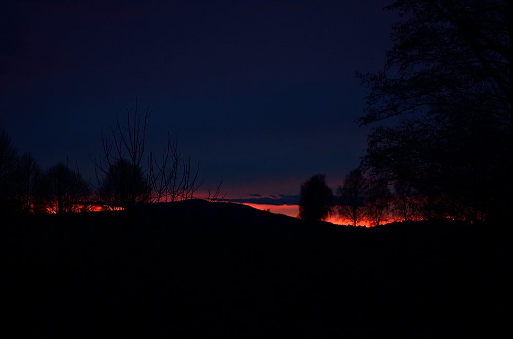 Sonnenuntergang in Trendelburg