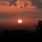 Sonnenuntergang in Trinidad ( Cuba )