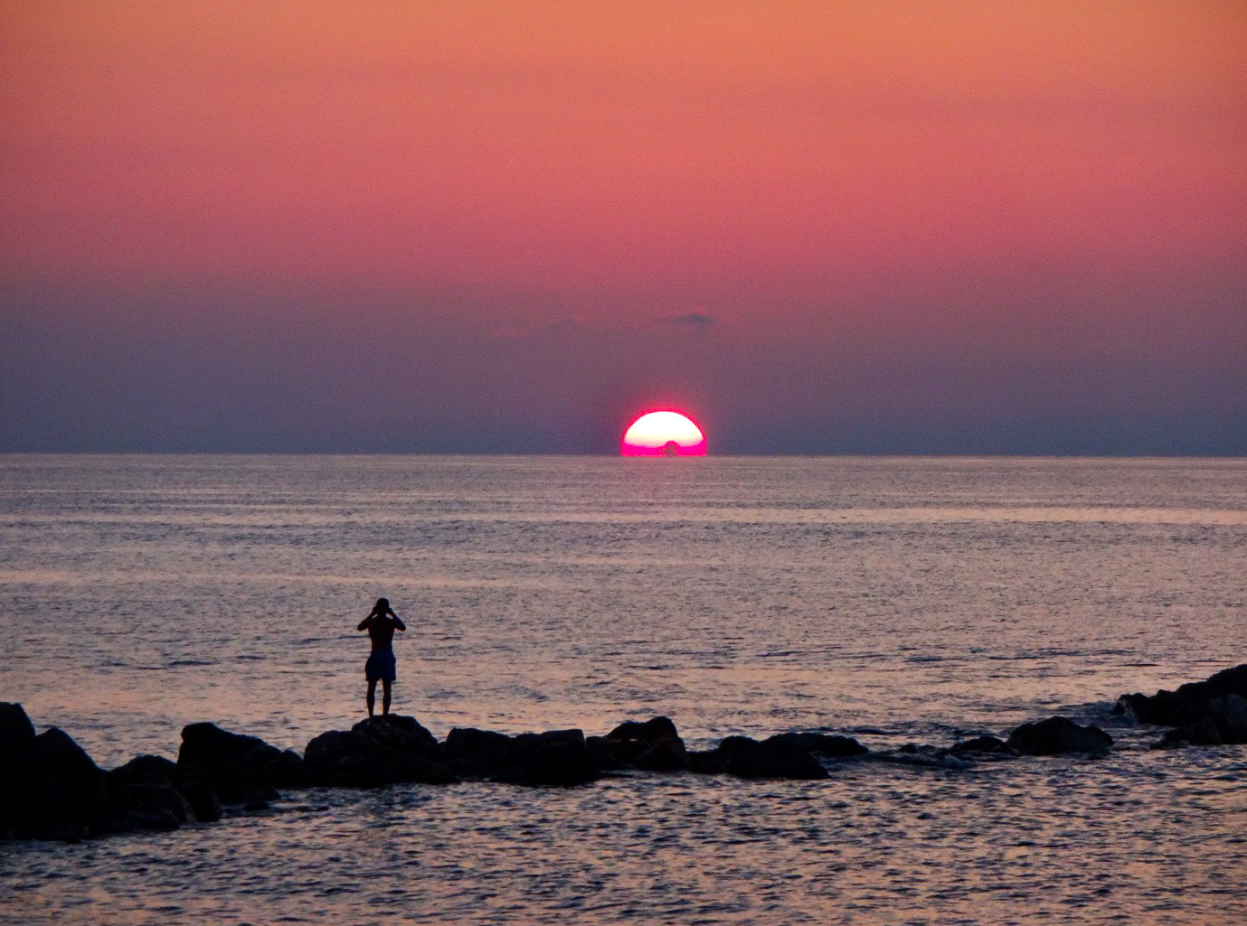 Sonnenuntergang in Tropea