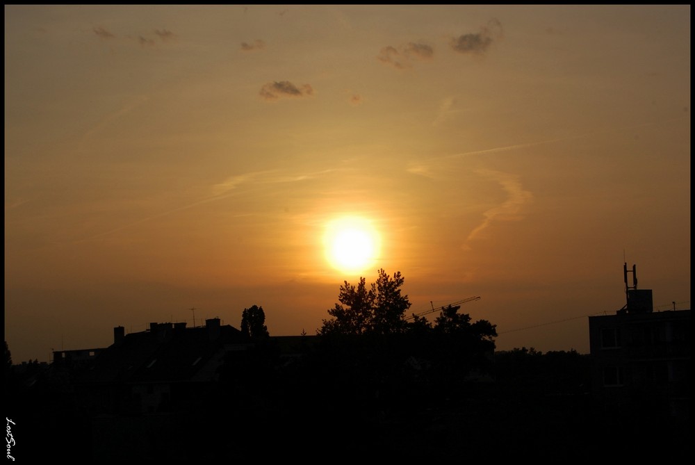 Sonnenuntergang in Tschechien