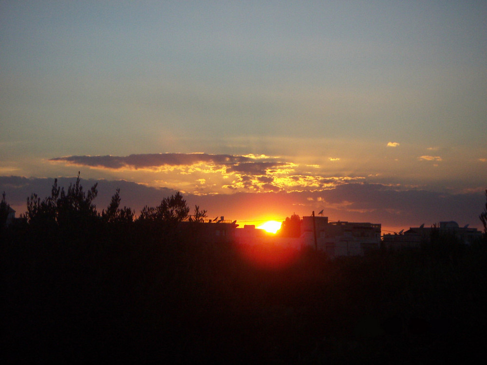 Sonnenuntergang in Tunesien