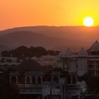 Sonnenuntergang in Udaipur