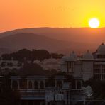 Sonnenuntergang in Udaipur