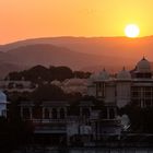 Sonnenuntergang in Udaipur