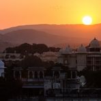 Sonnenuntergang in Udaipur