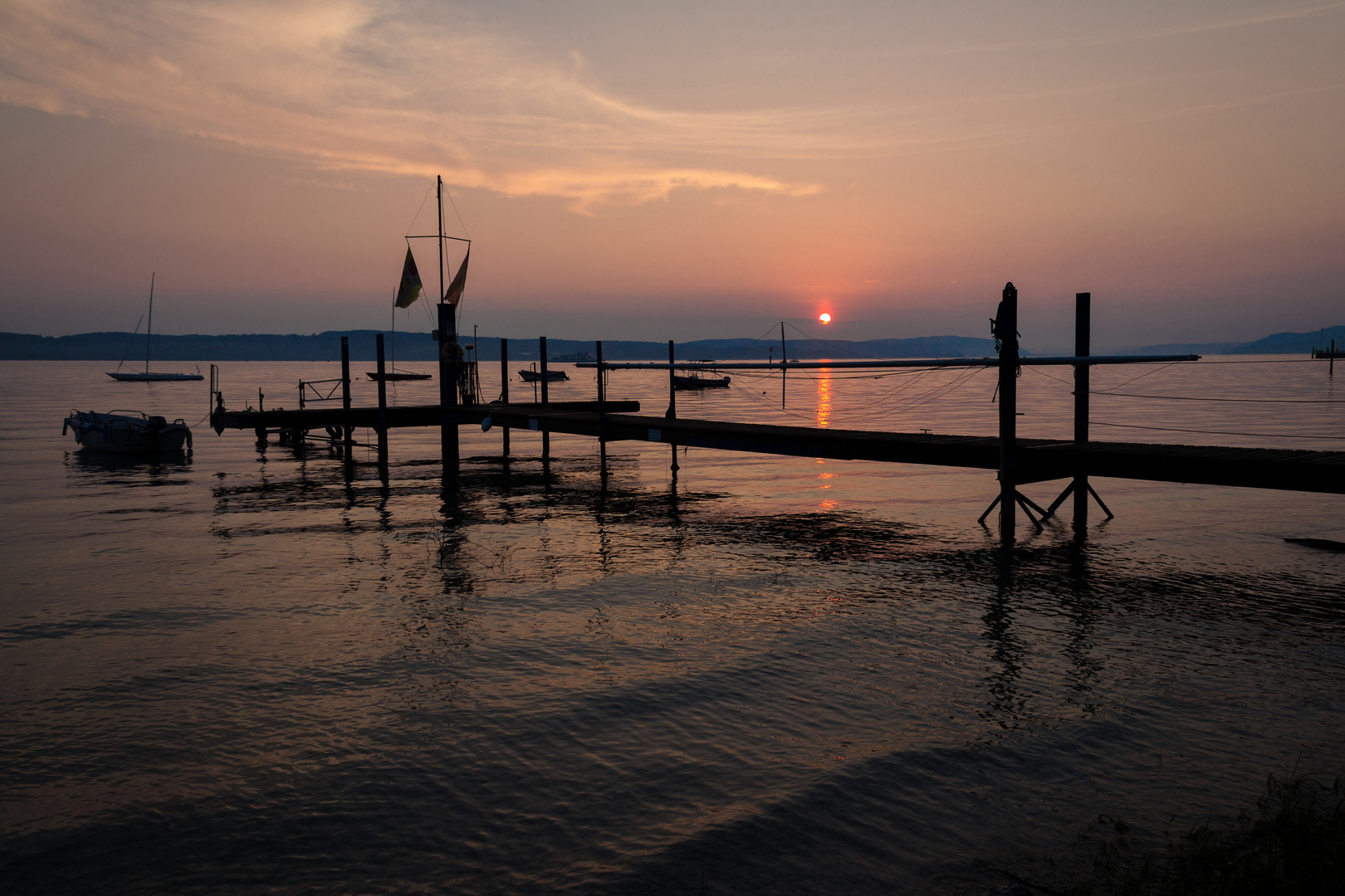 Sonnenuntergang in Uhldingen