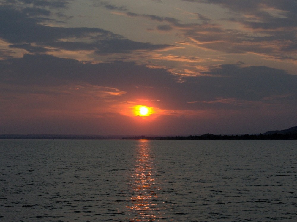 Sonnenuntergang in Ungarn