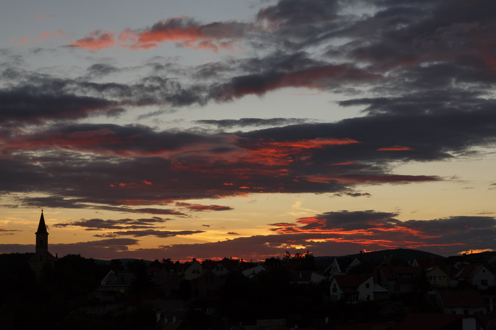 Sonnenuntergang in Ungarn I