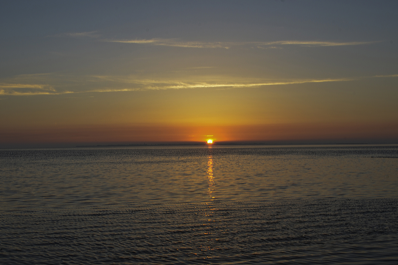 Sonnenuntergang in Utersum