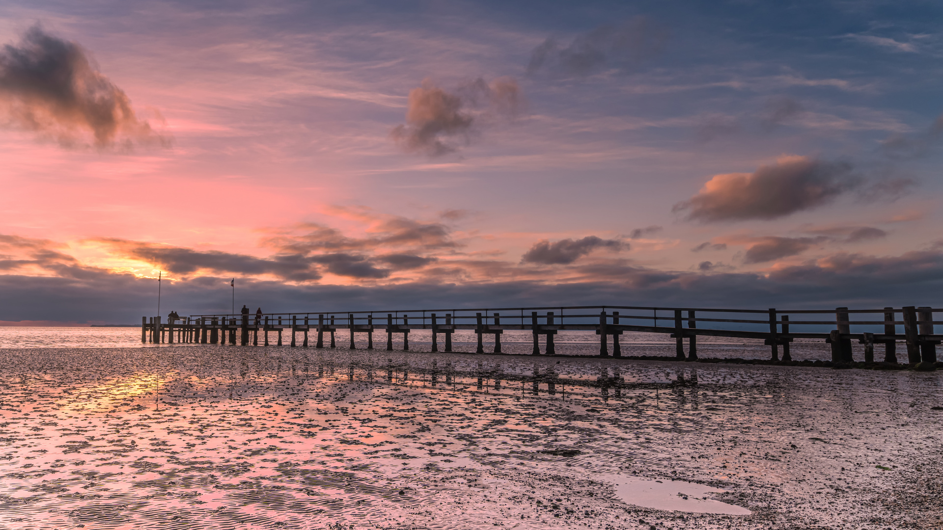 Sonnenuntergang in Utersum auf Föhr