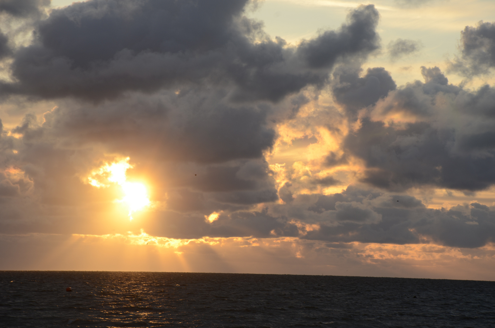 Sonnenuntergang in Utersum / Föhr