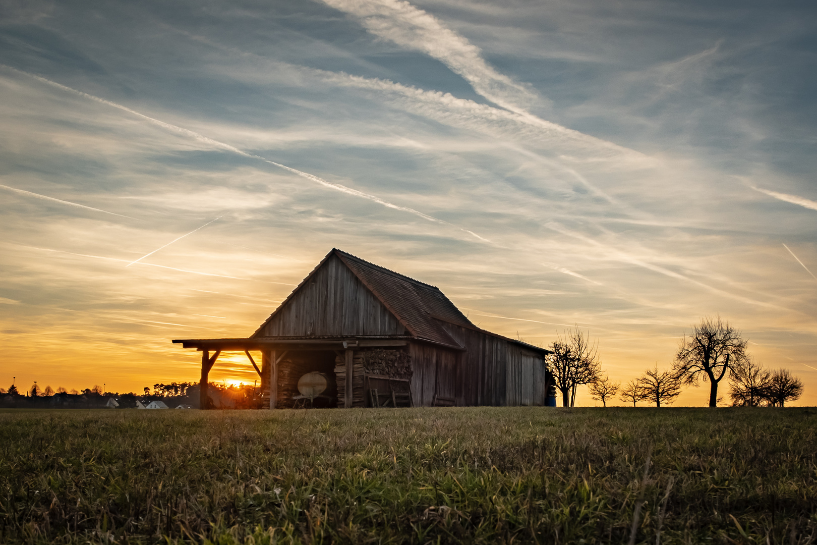 Sonnenuntergang in Uttenreuth