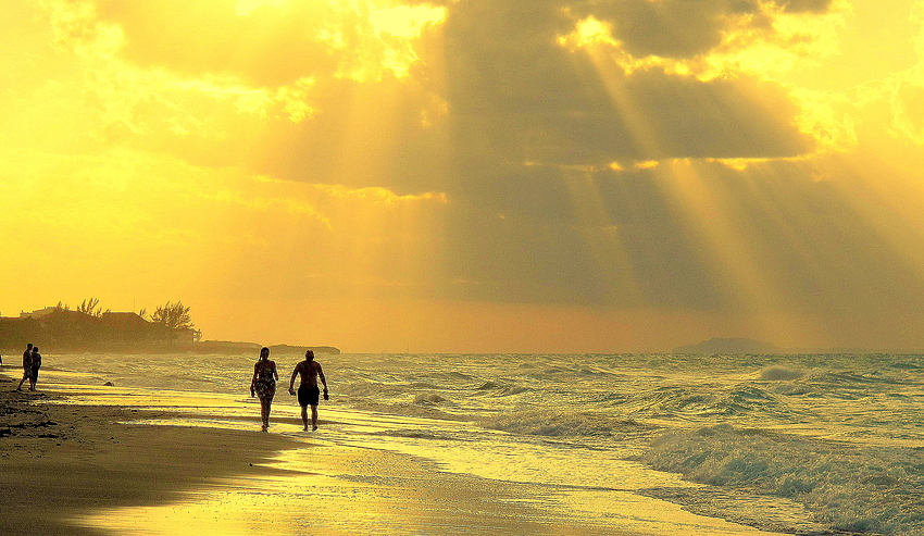 Sonnenuntergang in Varadero de Cuba