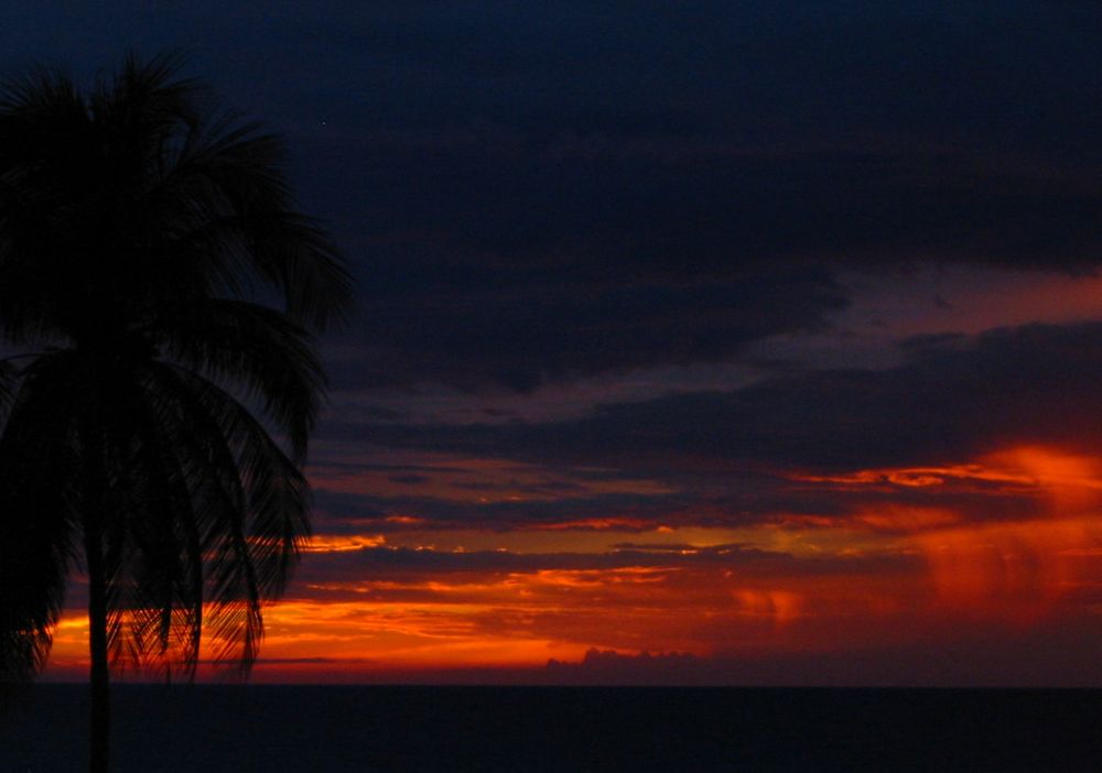 Sonnenuntergang in Varadero, Kuba
