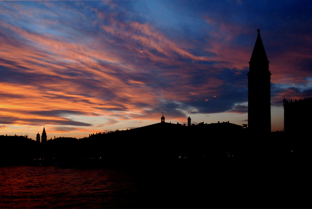 Sonnenuntergang in Venedig