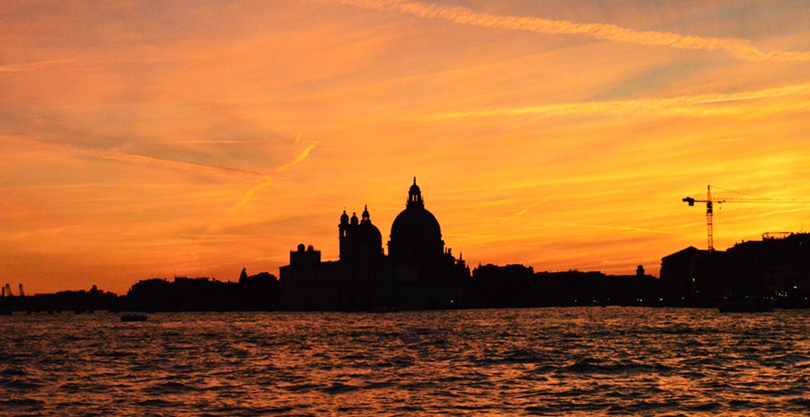 Sonnenuntergang in Venedig