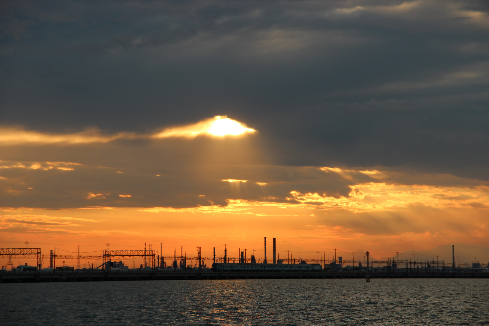 Sonnenuntergang in Venedig