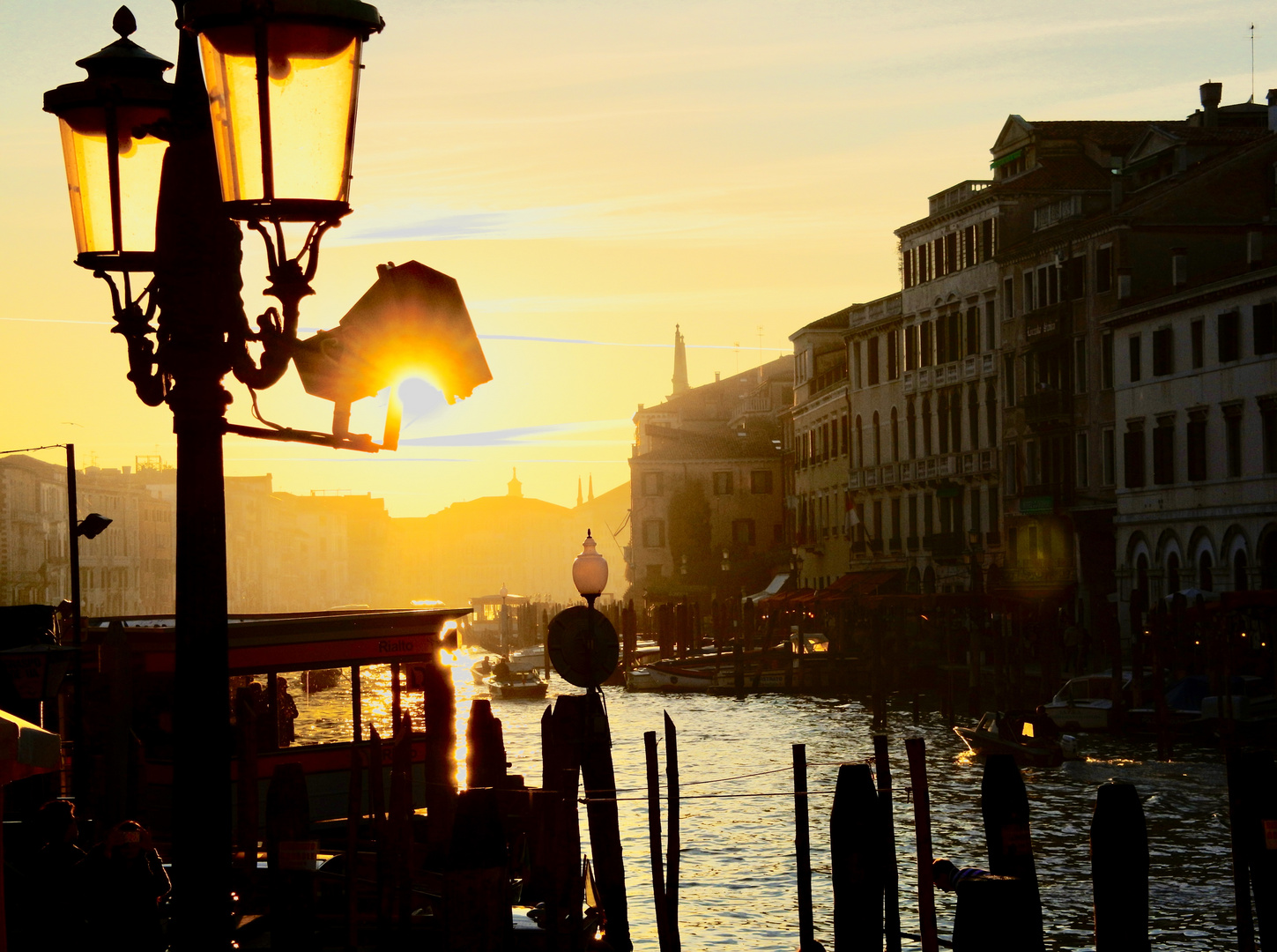 Sonnenuntergang in Venedig...