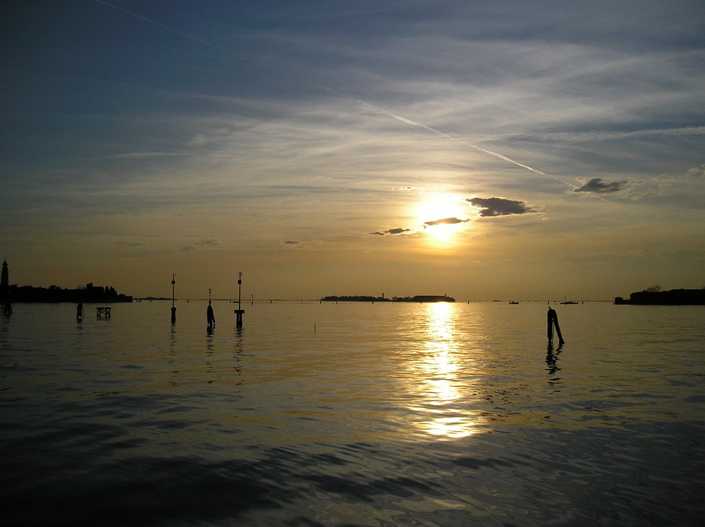 Sonnenuntergang in Venedig