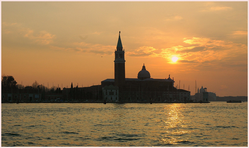 Sonnenuntergang in Venedig