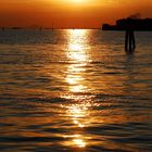 Sonnenuntergang in Venedig