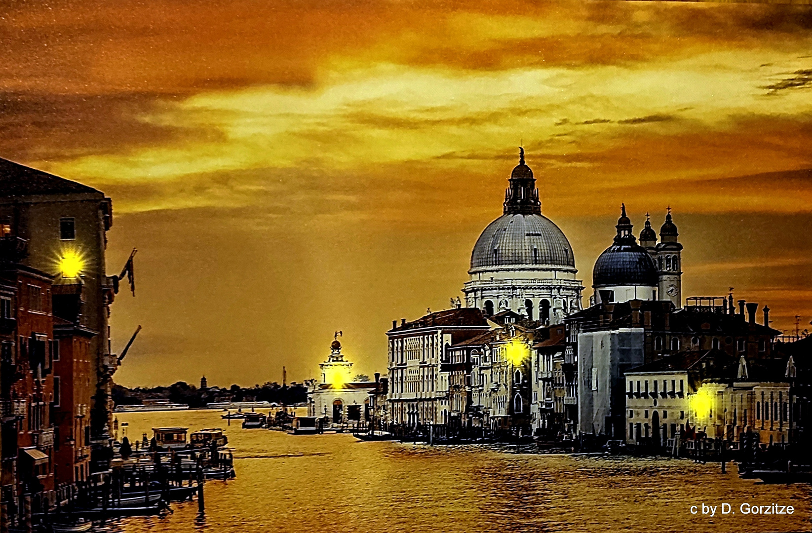 Sonnenuntergang in Venedig !