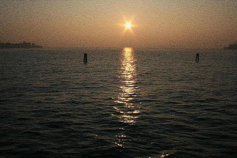 Sonnenuntergang in Venedig