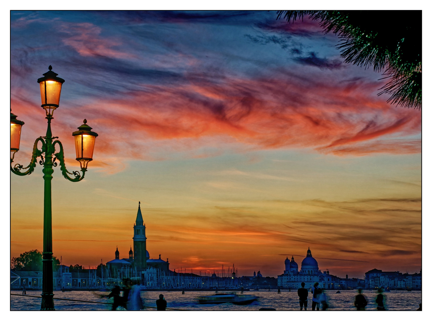 Sonnenuntergang in Venedig 