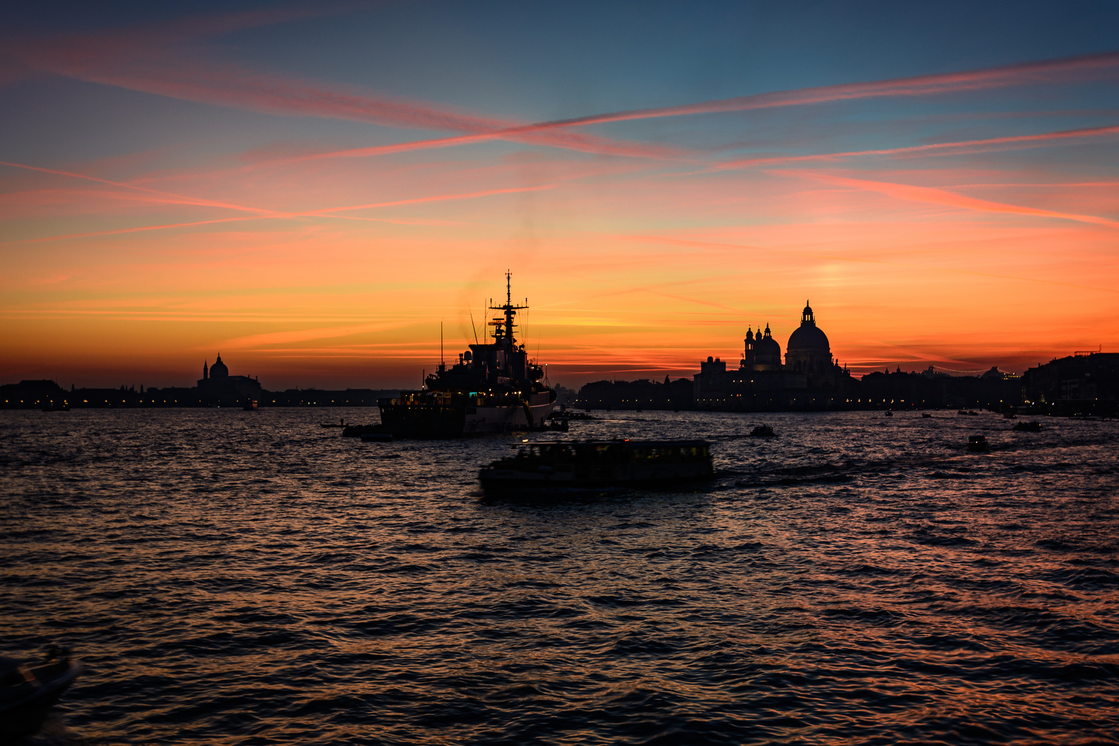 Sonnenuntergang in Venedig