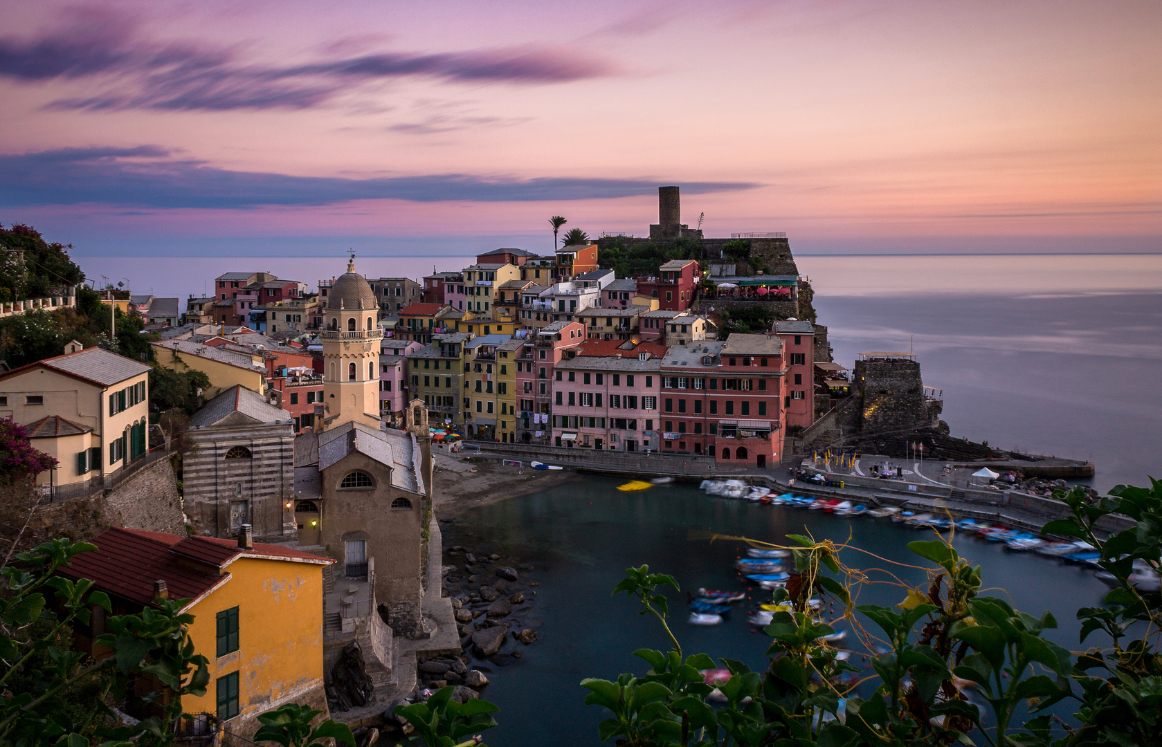 Sonnenuntergang in Vernazza