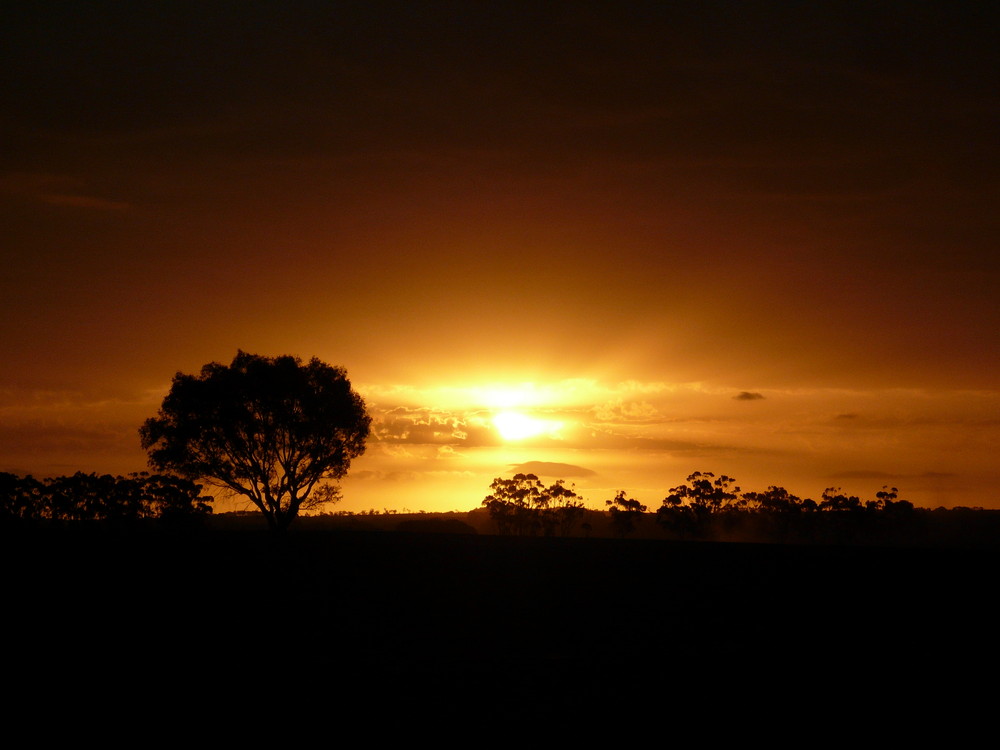 Sonnenuntergang in Victoria