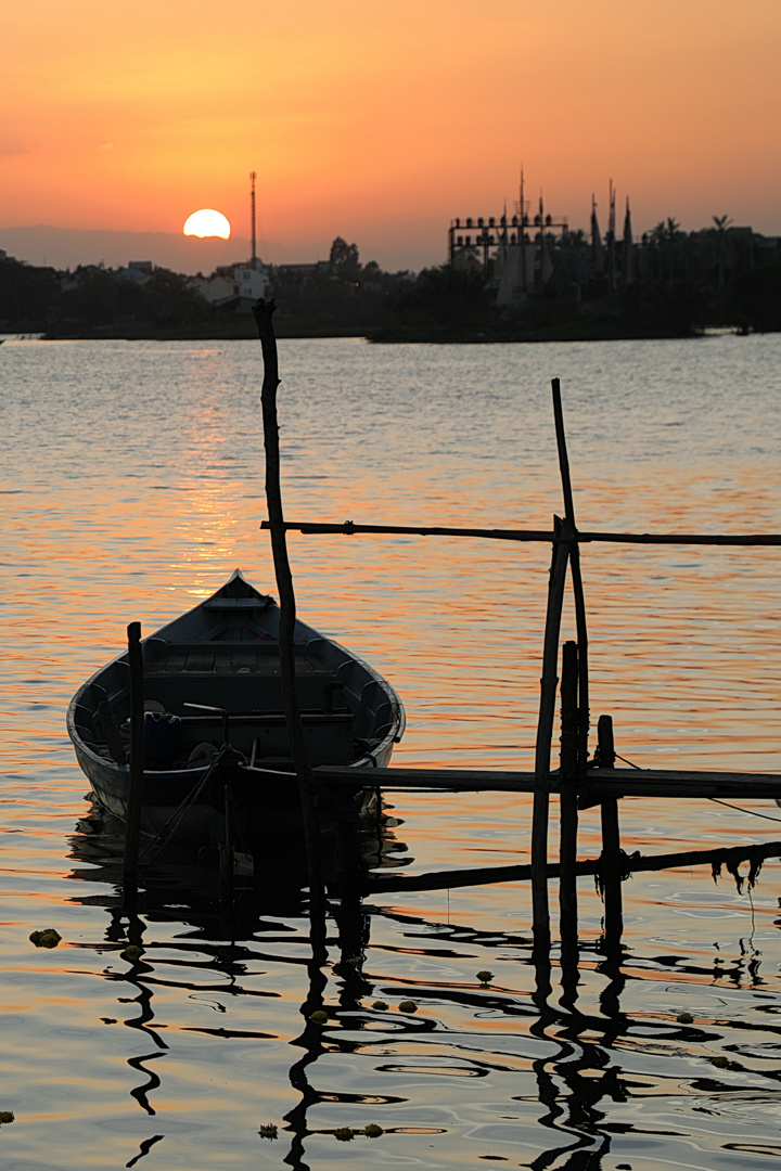 Sonnenuntergang in Vietnam 