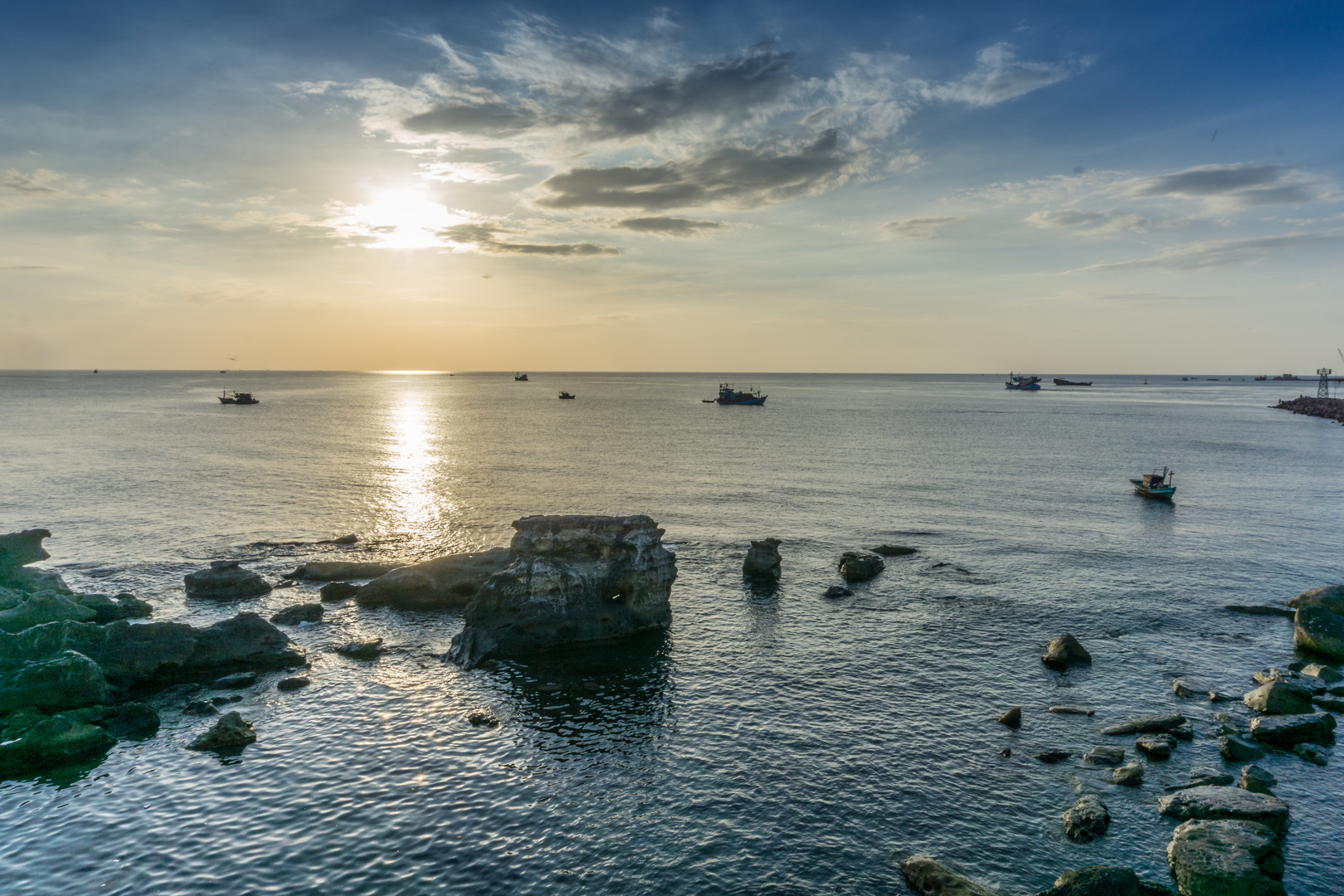 Sonnenuntergang in Vietnam