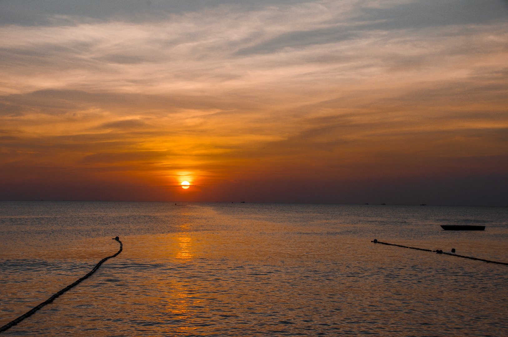 Sonnenuntergang in Vietnam 