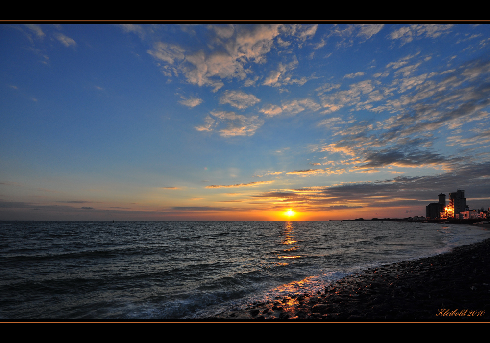 Sonnenuntergang in Vlissingen