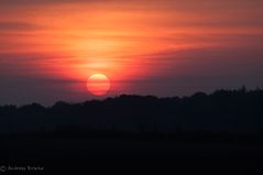 Sonnenuntergang in Vorpommern