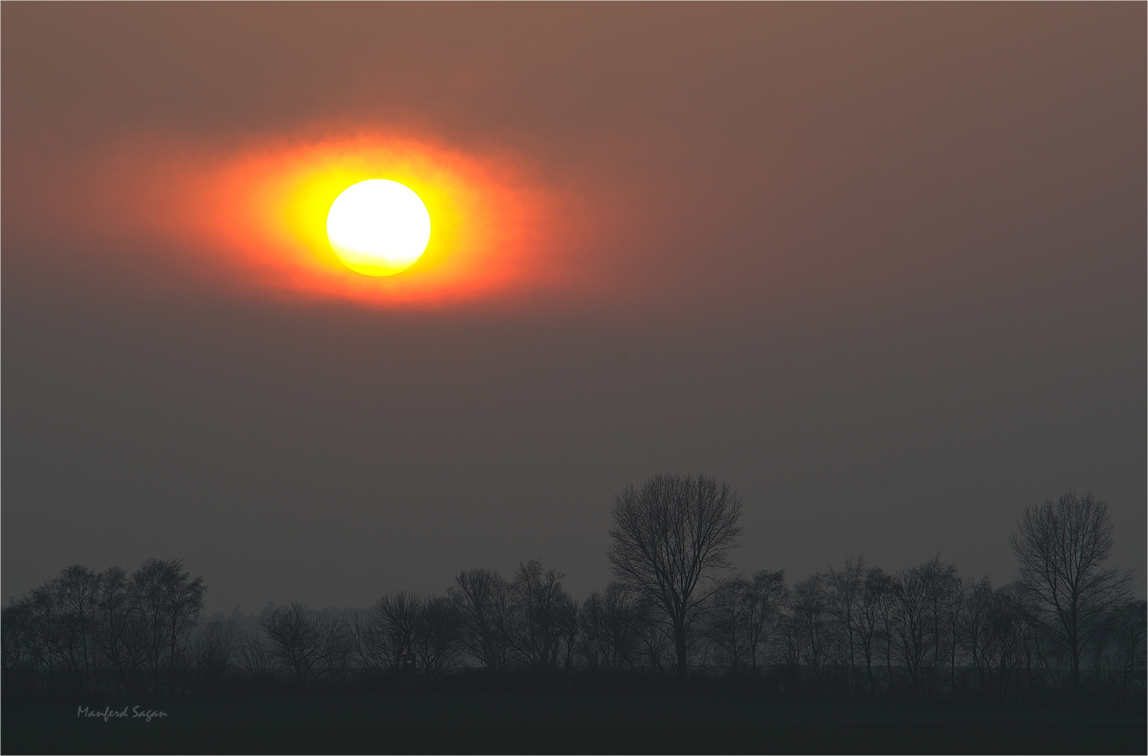 Sonnenuntergang in Vorpommern