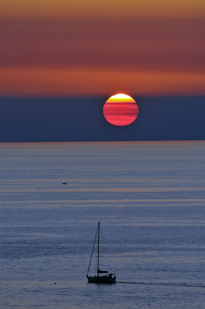 Sonnenuntergang in Vrsar