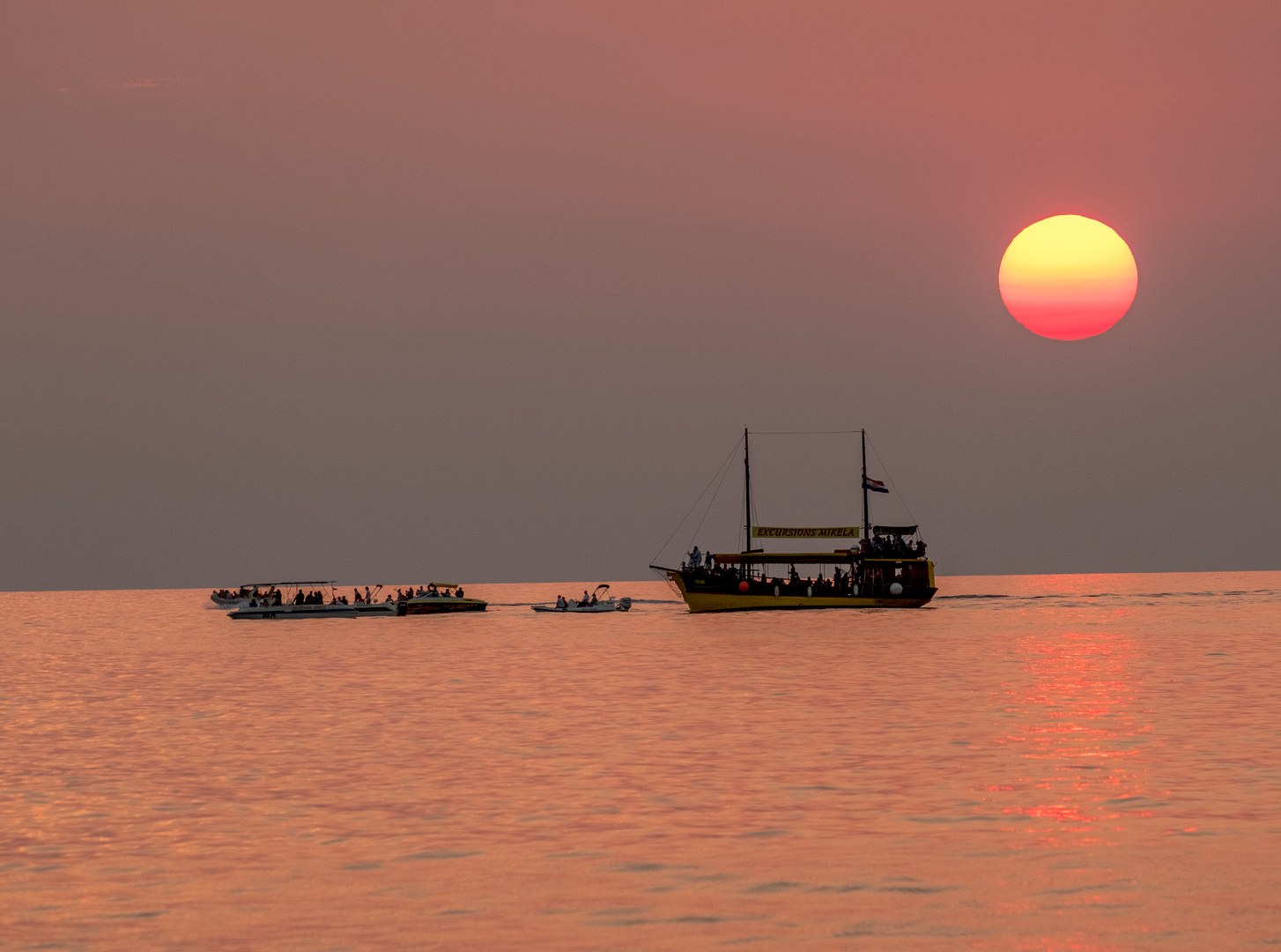 Sonnenuntergang in Vrsar 