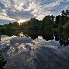 Sonnenuntergang in Waiblingen