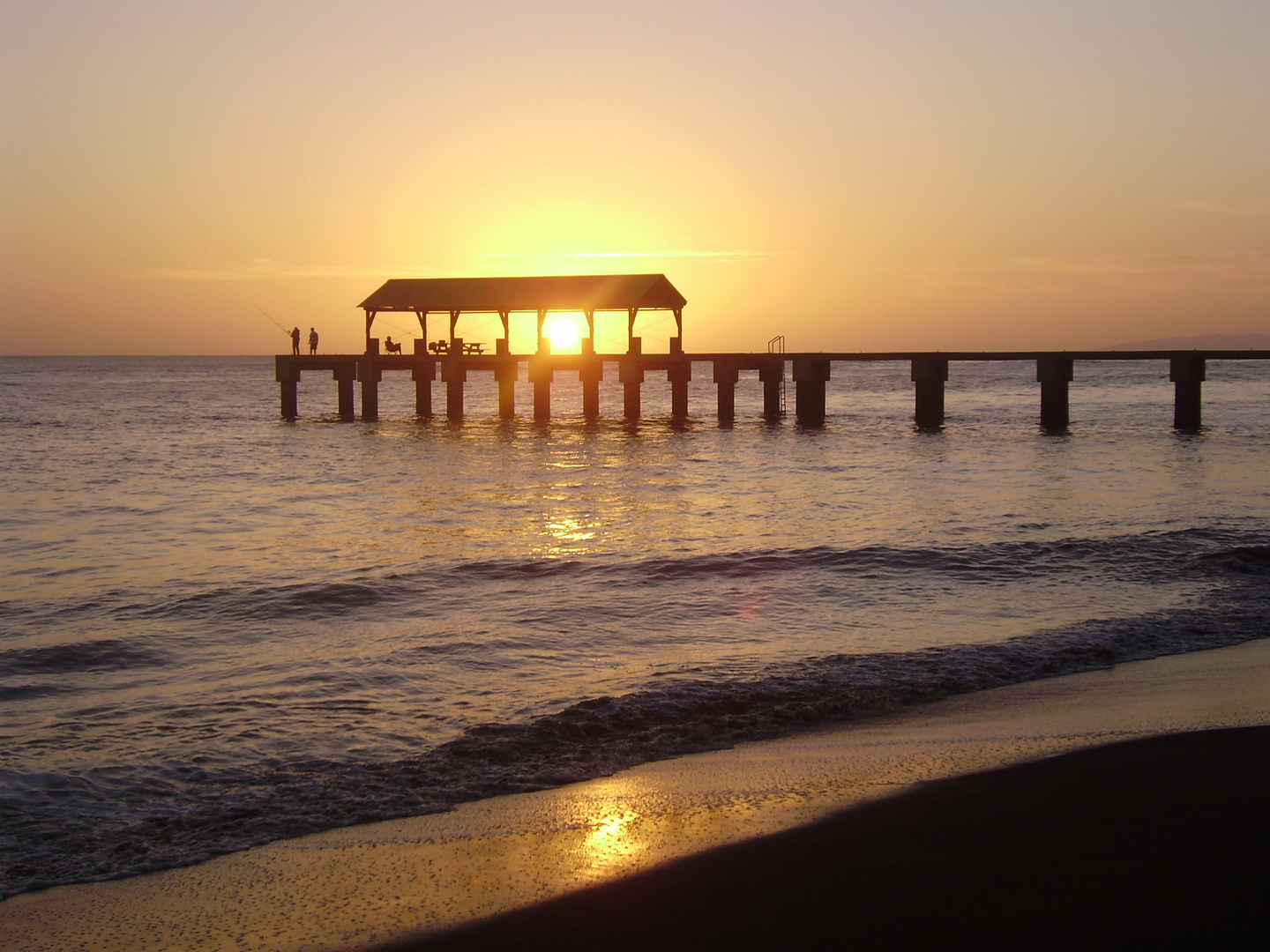 Sonnenuntergang in Waimea, Kauai