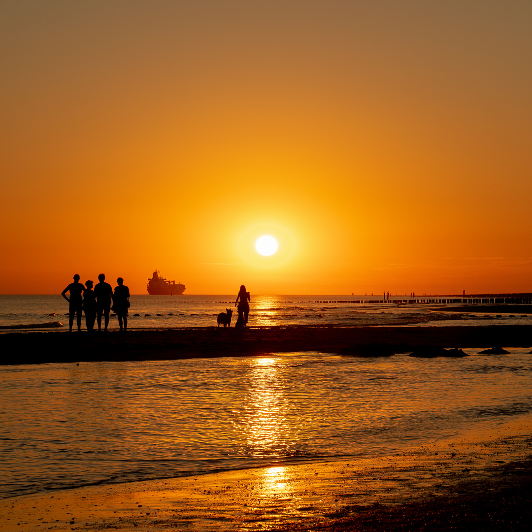 Sonnenuntergang in Walcheren